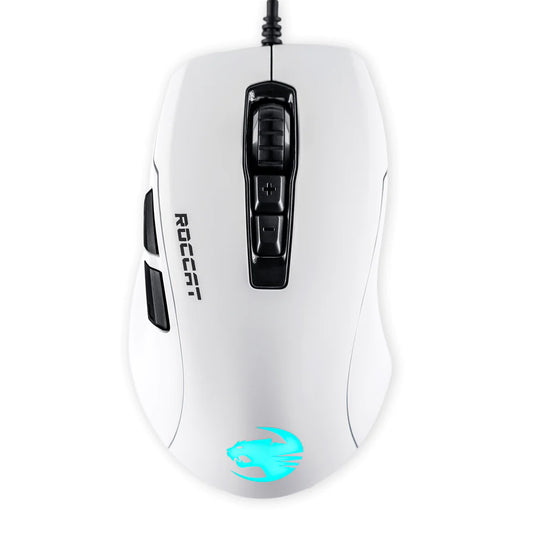 Roccat Kone Pure Ultra – Light Ergonomic Gaming Mouse – White (PC)