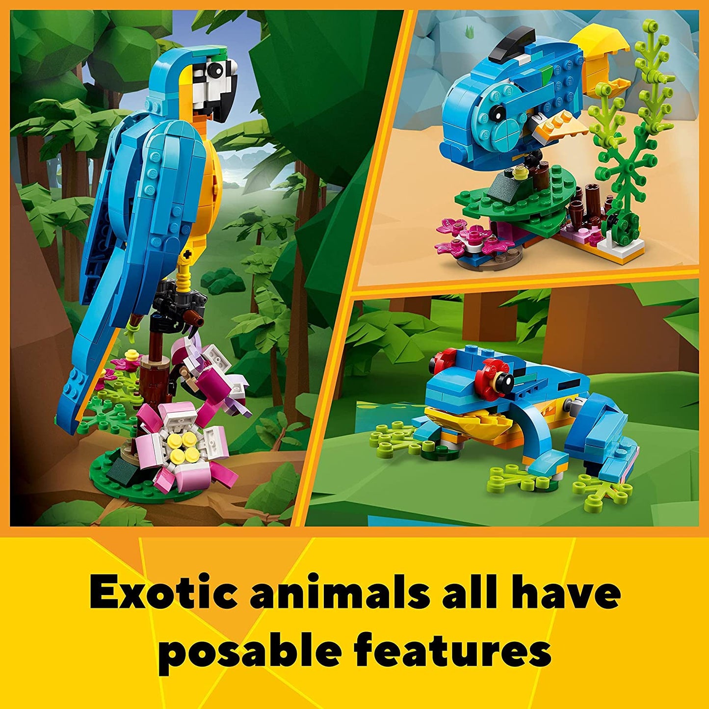 LEGO Creator Exotic Parrott 31136