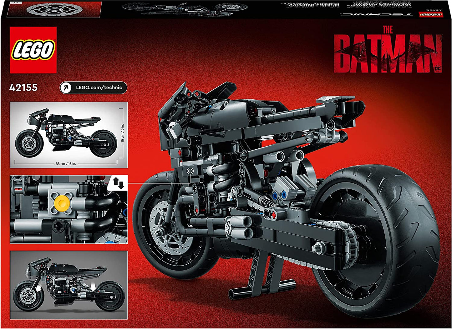 LEGO Technic The Batman Batcycle 42155