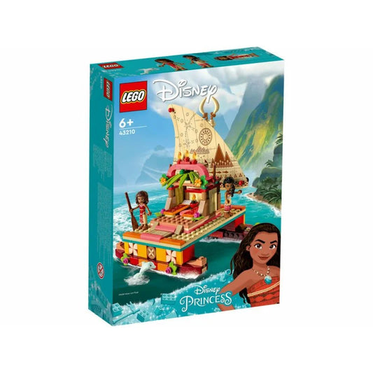 LEGO | Disney Princess Moana’s Wayfinding Boat Set, Building Toy with Moana and Sina Mini-Dolls plus a Dolphin Figure, Creative Gift for Kids, Girls and Boys Aged 6 Plus 43210